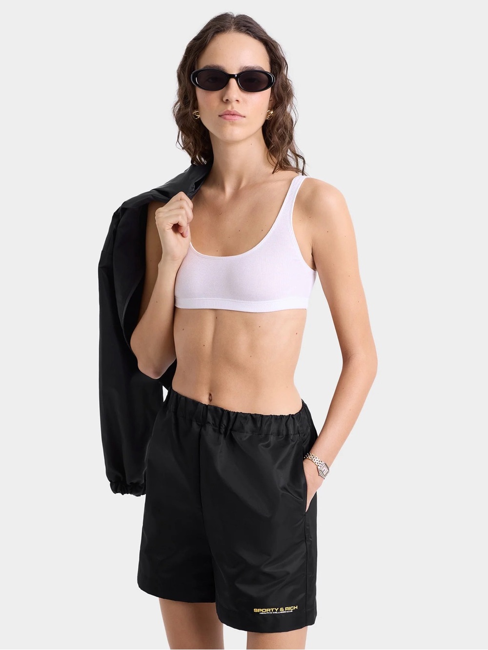 Sporty & Rich Nylon Shorts